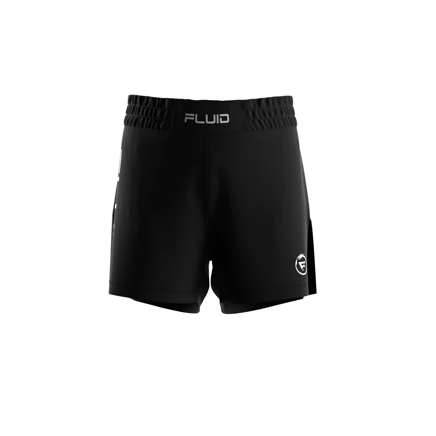 KIDS - Fluid MMA/Grappling Kids Shorts - Black