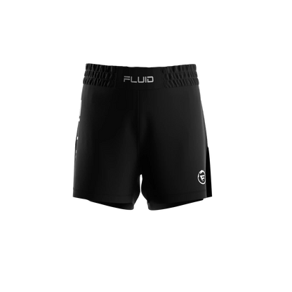 KIDS - Fluid MMA/Grappling Kids Shorts - Black