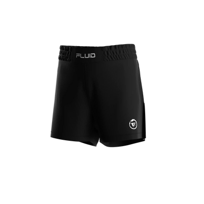 KIDS - Fluid MMA/Grappling Kids Shorts - Black