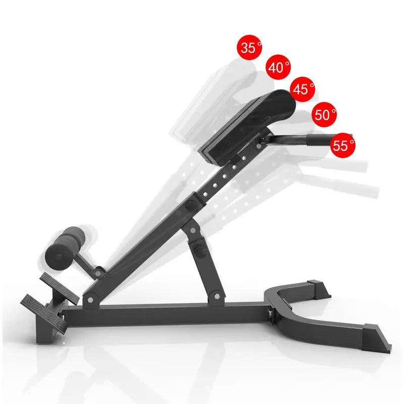 Roman Chair Back Extension Bench – Core & Lower Back Workout Machine